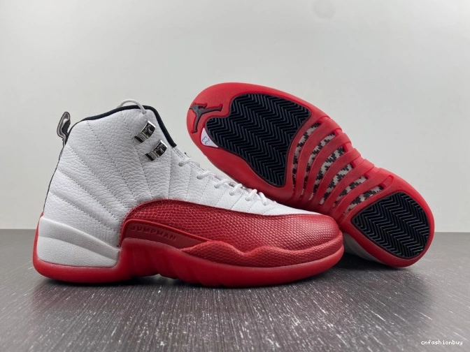 Cherry Jordan Retro 12 Air 130690-110 0728